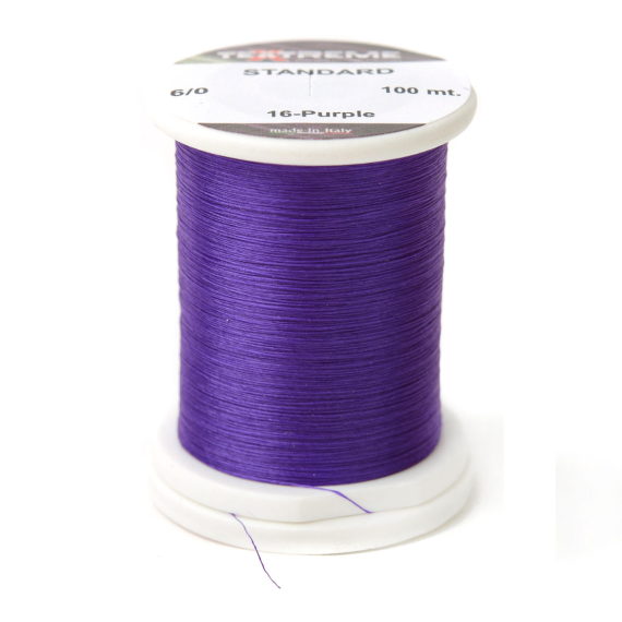 Textreme Tying Thread Standard 6/0 - Purple dans le groupe Hameçons et terminal tackle / Fabrication mouche / Matériel fabrication mouche / Fil pour mouches l\'adresse Sportfiskeprylar.se (TE-SS6-16)