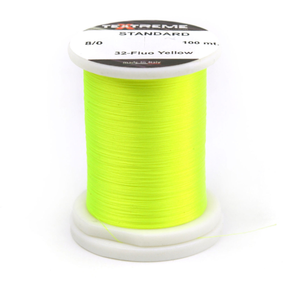 Textreme Tying Thread Standard 8/0 - Fluo Yellow dans le groupe Hameçons et terminal tackle / Fabrication mouche / Matériel fabrication mouche / Fil pour mouches l\'adresse Sportfiskeprylar.se (TE-SS8-32)