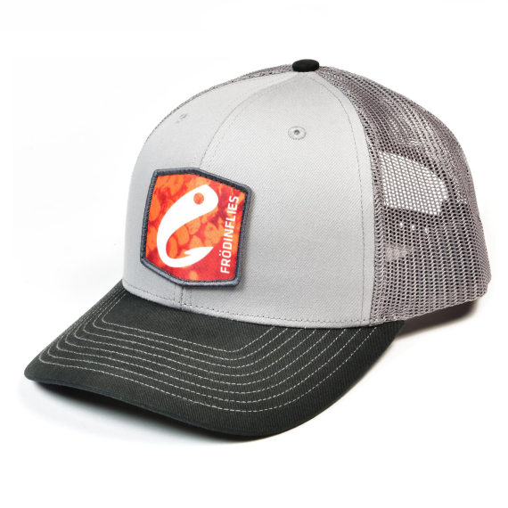 Frödin Logo Trucker Hat – Black/Grey dans le groupe Habits et chaussures / Casquettes et chapeaux / Casquettes / Casquettes trucker l\'adresse Sportfiskeprylar.se (TH-LGB)