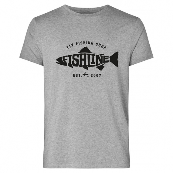Fishline Fish Logo Men´s 100% Cotton Grey t-shirt XXL