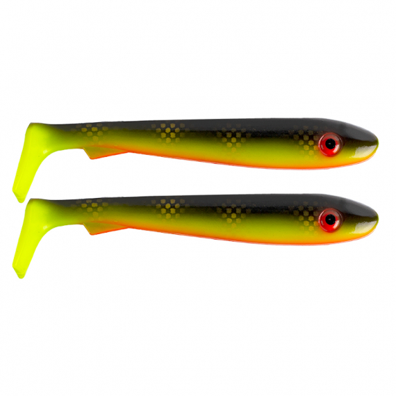 McRubber 21cm (2-pack) - Söder Black Perch dans le groupe Leurres / Leurres souples / Leurres souples brochet l\'adresse Sportfiskeprylar.se (ZS101969)