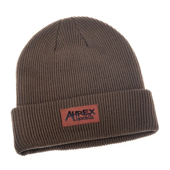 Ahrex Suede Patch Beanie Brown dans le groupe Habits et chaussures / Casquettes et chapeaux / Bérets et chapeaux l\'adresse Sportfiskeprylar.se (abe324)