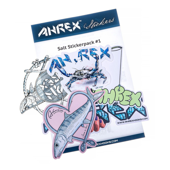 Ahrex Salt Sticker Pack #1 dans le groupe Autre / Autocollants l\'adresse Sportfiskeprylar.se (asa01)