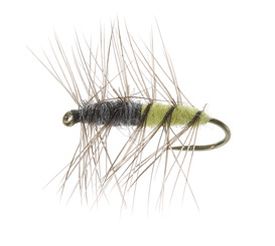 Cheap 4PCS #6 Caddis Pupae Nymph Fly Trout Fishing Bait Lure Ice