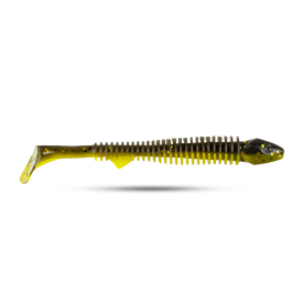 Scout RibKick 10cm (8pcs) - Muddy Chartreuse