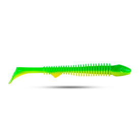 Scout RibKick 10cm (8pcs) - Lime UV