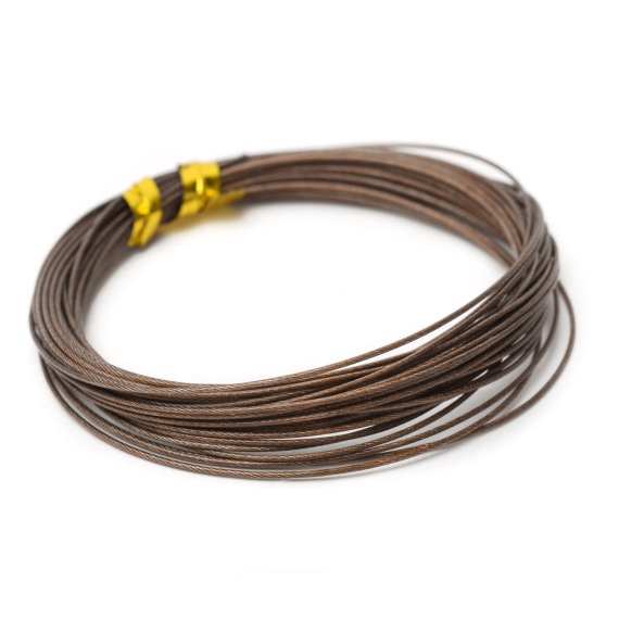 Partridge Bauer Pike Leader Wire 40lb - Brown dans le groupe Hameçons et terminal tackle / Leaders et Bas de ligne / Bas de ligne l\'adresse Sportfiskeprylar.se (ph-aw49-40-5b)