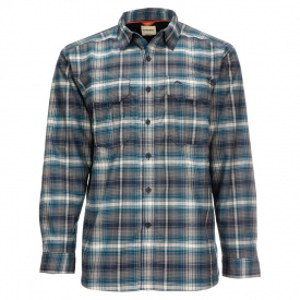 Simms Coldweather Shirt Atlantis Steel Plaid