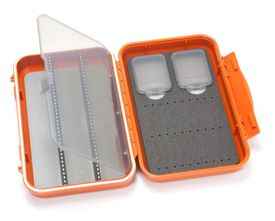 C&F Medium 2-Row WP Tube Fly Case w 3 Comp (CF-2403V) Burnt Orange