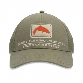 Simms Trout Icon Trucker Riffle Green