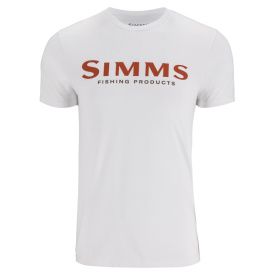 Simms Logo T-Shirt Pure White