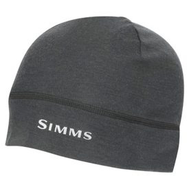 Simms Lightweight Wool Liner Beanie Carbon