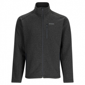 Simms Rivershed Full Zip Black Heather