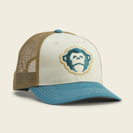 Howler Standard Hats El Mono StoneDark Teal Old Gold