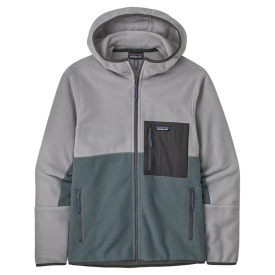 Patagonia M's Microdini Hoody, Nouveau Green/Salt Grey