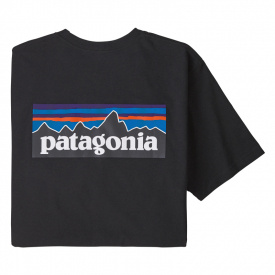 Patagonia M's P-6 Logo Responsibili-Tee Black