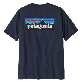 Patagonia M's P-6 Logo Responsibili-Tee New Navy