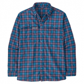 Patagonia M's Early Rise Stretch Shirt On the Fly: Anacapa Blue