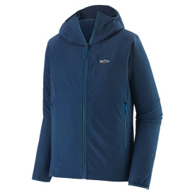 Patagonia M's R1 TechFace Fitz Roy Trout Hoody, Tidepool Blue