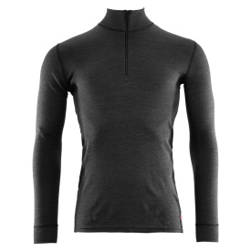 Aclima WarmWool Mockneck M's Marengo/Jet Black