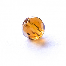 Bite Of Bleak Glass Bead Amber