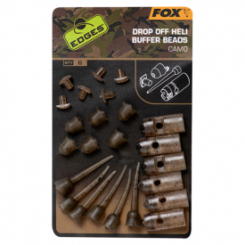 Fox Edges Camo Drop Off Heli Buffer Bead Kit 6pcs