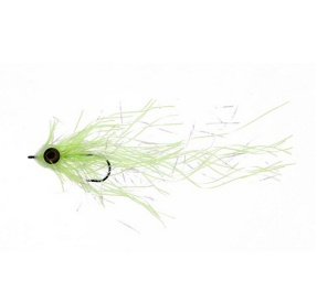 Mylar Pike Glowing Lime Hook