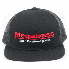 Megabass Trucker Hat Black/Red