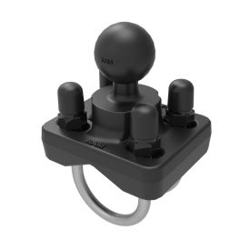 RAM Double U-Bolt Ball Base for 1'' - 1.25'' Rails