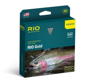 RIO Premier Gold Fly Line Float Melon/Gray Dun