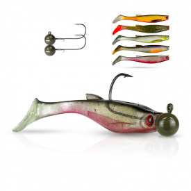 Scout Shad Tungsten Round Jig Head Bundle