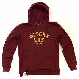 Wolfcreek Lures Logo Hoodie, Burgundy