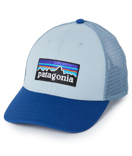 Patagonia P-6 Logo LoPro Trucker Hat Noir