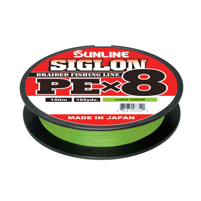 Sunline Siglon PE X8 Braid, Light Green 150m