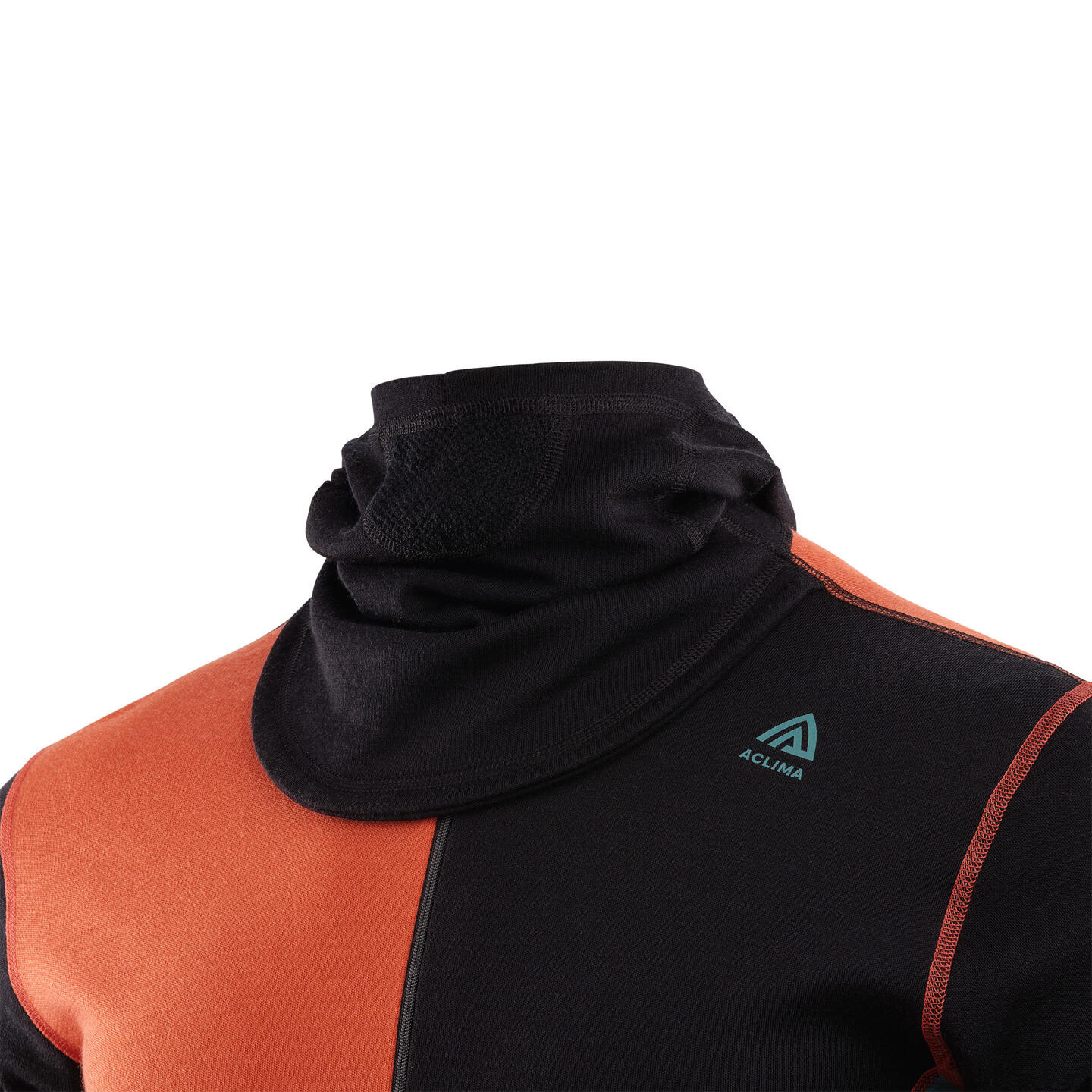 Aclima WarmWool Hoodsweater w/zip M\'s Jet Black/RC/NA