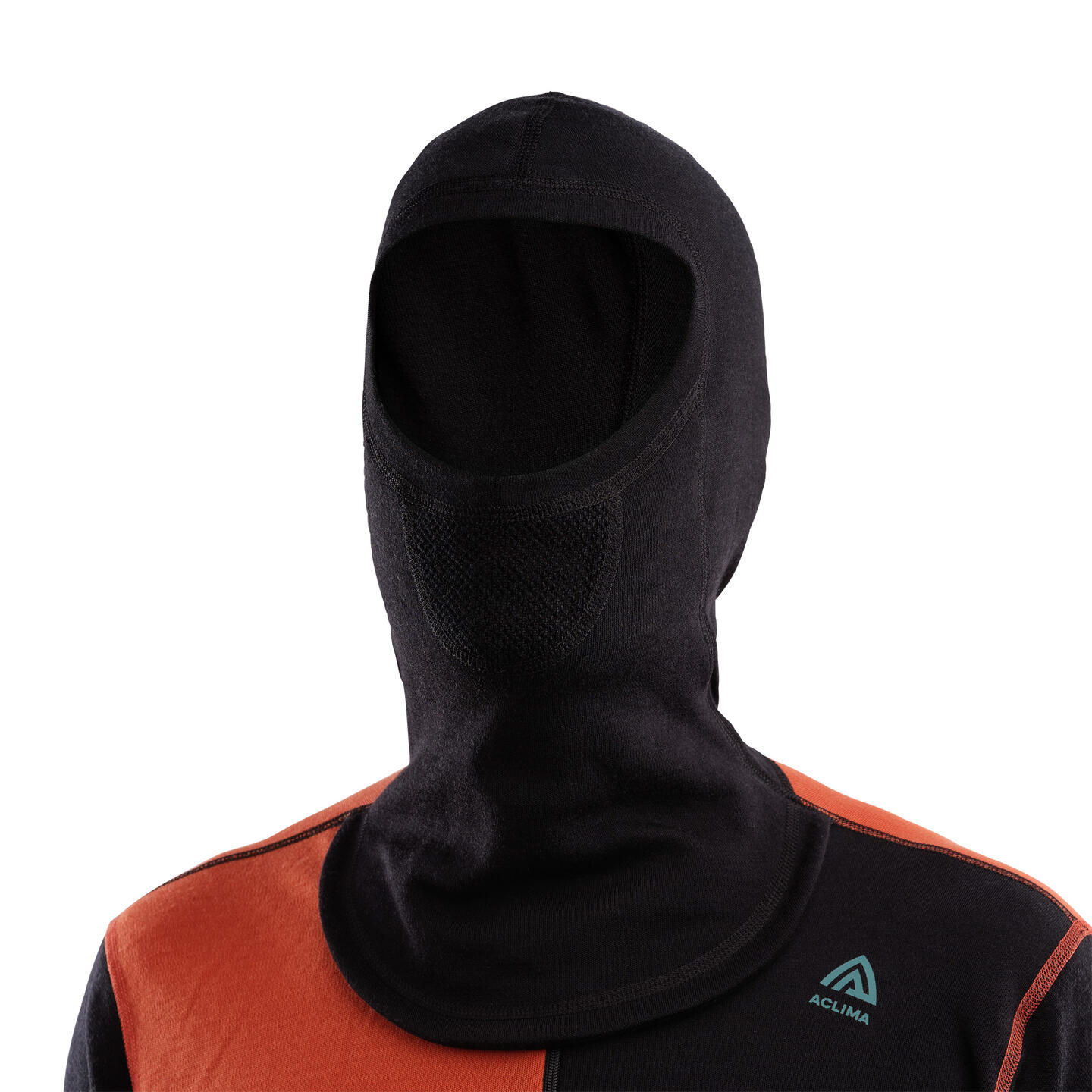 Aclima WarmWool Hoodsweater w/zip M\'s Jet Black/RC/NA